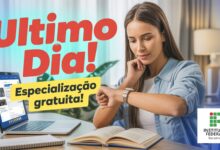 Corra! Especialização EAD em Educação a Distância do IFRR. São 200 vagas EAD. Última chance, inscrições encerram em 21/07! Inscreva-se!