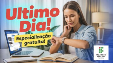 Corra! Especialização EAD em Educação a Distância do IFRR. São 200 vagas EAD. Última chance, inscrições encerram em 21/07! Inscreva-se!