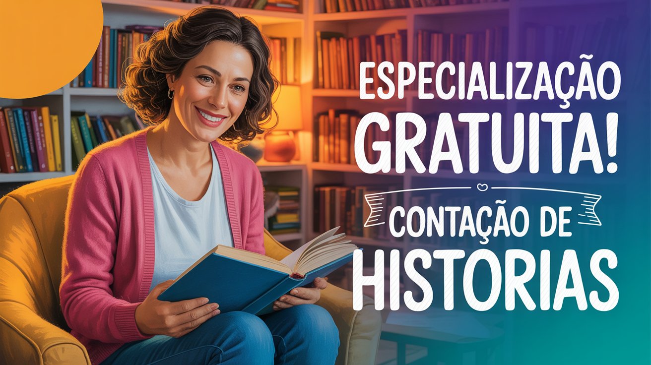 UEFS e UAB abrem 150 vagas para Especialização EAD gratuita em Contação de Histórias. Inscrições de 18/07 a 18/08/2025.