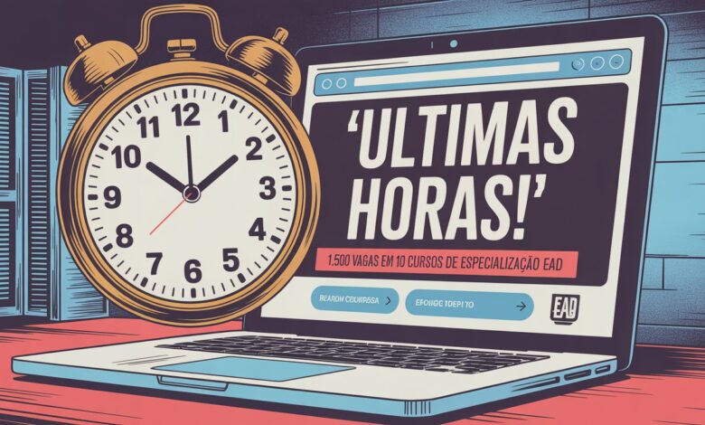 A Ufal está com 1.500 vagas abertas em 10 cursos de especialização EAD gratuitos. Confira a lista completa e garanta sua inscrição até HOJE!