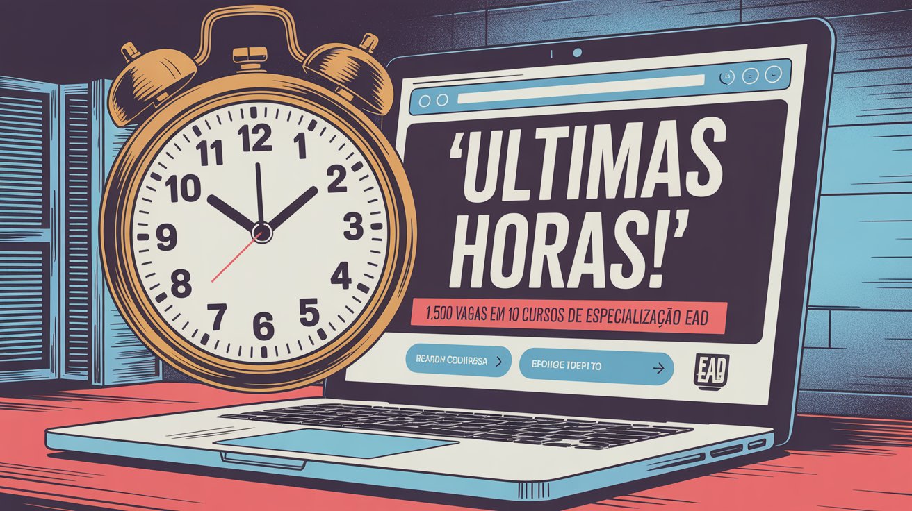 A Ufal está com 1.500 vagas abertas em 10 cursos de especialização EAD gratuitos. Confira a lista completa e garanta sua inscrição até HOJE!