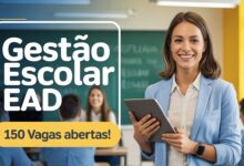 A UFRB abriu 150 vagas gratuitas em curso EAD de Gestão Escolar! Inscreva-se até 30 de julho e transforme sua carreira na educação pública.