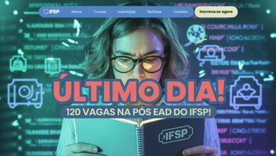 Inscrições abertas para a Especialização EAD em Informática na Educação do IFSP! Curso EaD com 120 vagas para licenciados.