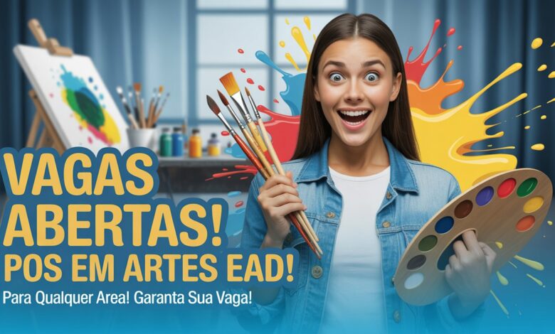 UFPel abre 150 vagas para especialização em Artes EAD. Inscrições até 13/07. Aberto a graduados de qualquer área. Inscreva-se agora!