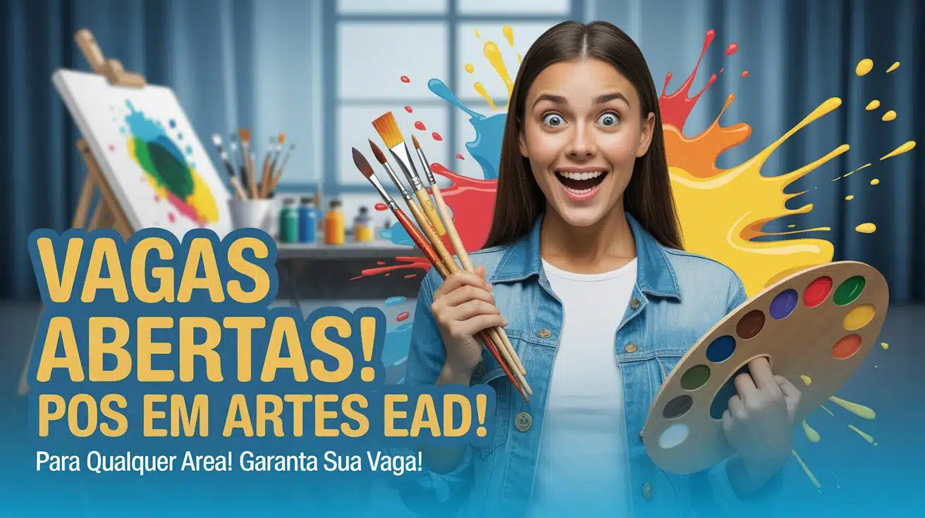 UFPel abre 150 vagas para especialização em Artes EAD. Inscrições até 13/07. Aberto a graduados de qualquer área. Inscreva-se agora!