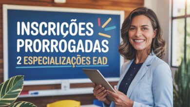 Prazo prorrogado! Garanta sua vaga em especializações EAD gratuitas do IFRR em Gestão Escolar e EAD. Inscrições até 29 de julho.