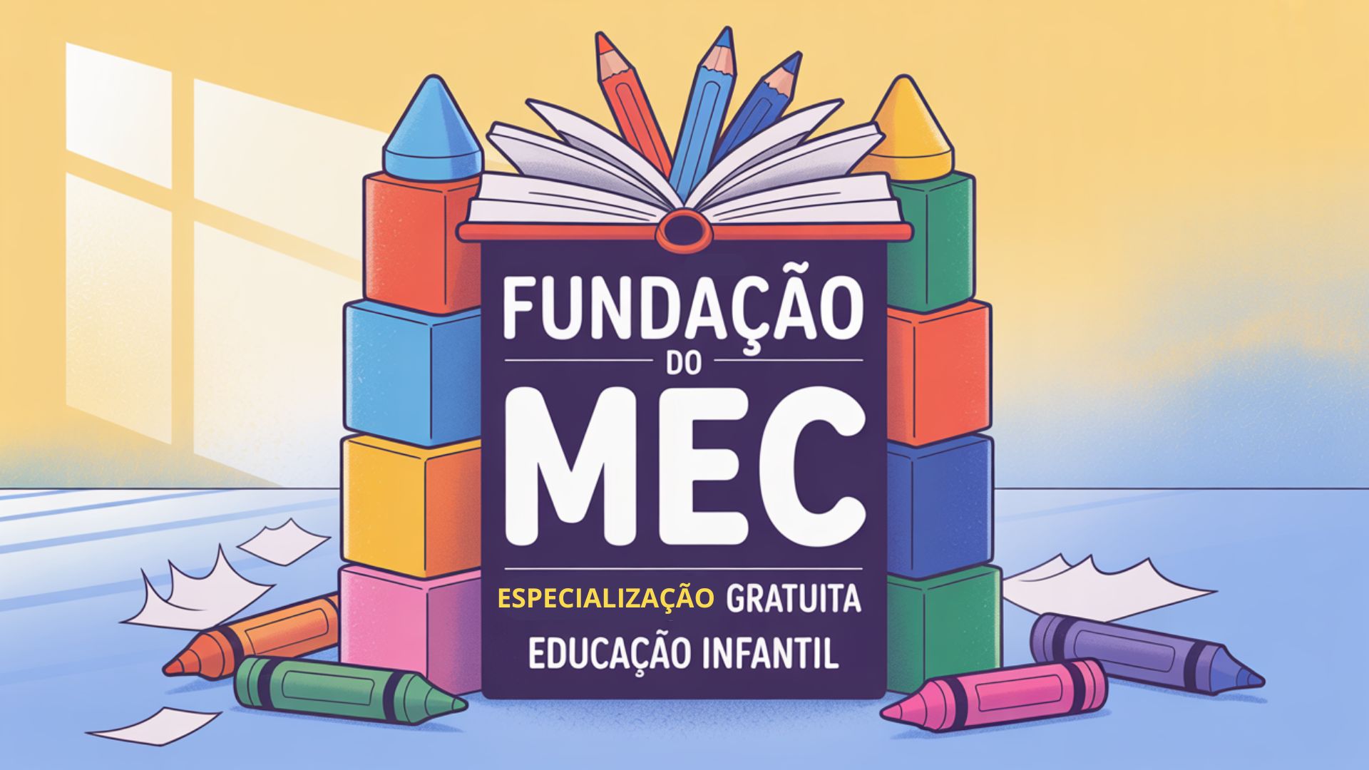 Inscrições abertas para especialização gratuita em Educação Infantil na Fundaj! São 50 vagas. Transforme sua carreira. Inscreva-se já!