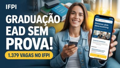 Inscrições abertas para cursos de graduação EAD no IFPI. São 1.379 vagas EAD. Ingresso com ENEM, diploma ou redação. Veja como participar.