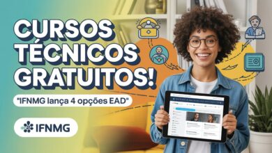 IFNMG oferece cursos técnicos gratuitos EAD em 7 polos. Inscrições abertas para quem está no ensino médio ou já concluiu. Participe!