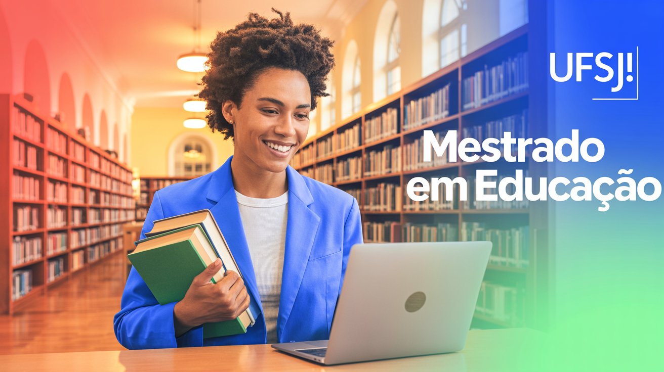 Inscrições abertas para o Mestrado em Educação da UFSJ 2026! São 31 vagas e a inscrição é gratuita. Não perca esta oportunidade. Saiba mais!