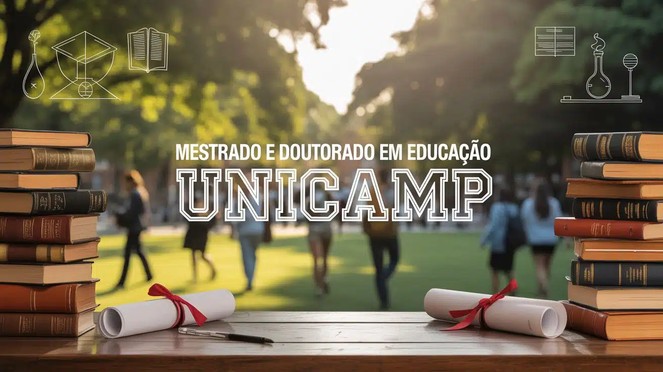 Sonha com a pós-graduação na Unicamp? São 181 vagas para Mestrado e Doutorado em Educação em 2026. Saiba como se inscrever e preparar-se.