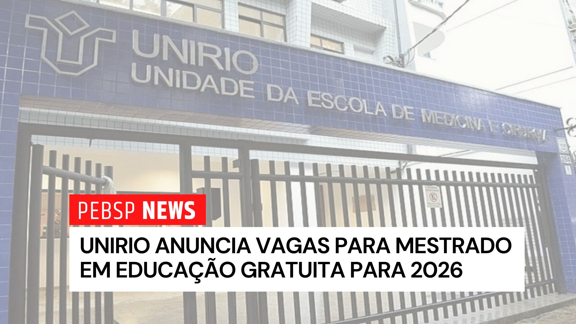 Inscrições para o Mestrado em Educação da UNIRIO terminam HOJE! Garanta sua vaga em um curso gratuito de excelência. Inscreva-se até as 18h!