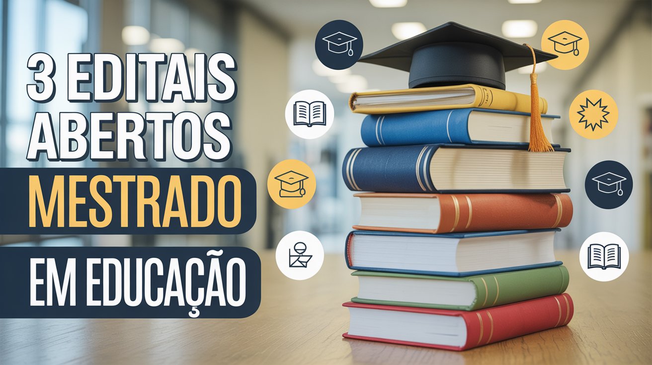 Procurando Mestrado em Educação? Editais 2026 da UNICAMP, UFMG e Unimontes abertos. Confira vagas, prazos e linhas de pesquisa.