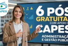 UECE abre 980 vagas em cursos gratuitos de pós-graduações EAD em gestão pública. Inscreva-se até 13/07 e obtenha certificado oficial.