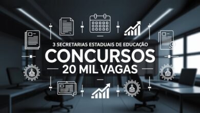 Inscrições abertas para concursos de educação em SP, MG e RS! São mais de 24 mil vagas para professor e técnico. Veja editais e salários.
