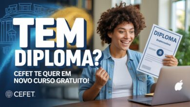 CEFET/RJ abre vagas para portadores de diploma no 2º semestre de 2025. Inscrições de 07 a 27 de julho. Veja os cursos e como participar!