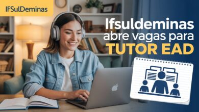 IFSULDEMINAS abre processo seletivo para tutor a distância EAD no curso de AEE. Bolsa de R$765 para 20h semanais. Inscrições até 11/07!