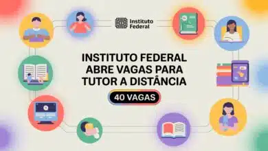 IFMG abre 40 vagas para Tutor a Distância com bolsa de R$ 765! Atue na educação inclusiva. Inscrições online vão até 29/07!