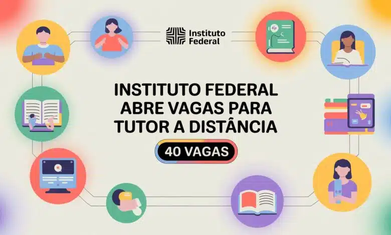 IFMG abre 40 vagas para Tutor a Distância com bolsa de R$ 765! Atue na educação inclusiva. Inscrições online vão até 29/07!