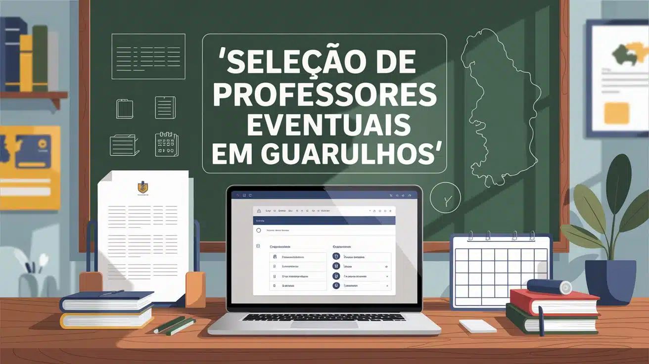 Prefeitura de Guarulhos abre processo seletivo para professor eventual. Inscrições de 1 a 3 de agosto. Confira os requisitos e o edital.
