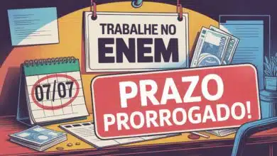 O MEC prorrogou as inscrições para trabalhar no ENEM 2025 como certificador. Diárias de até R$ 864! Novo prazo vai até 07/07. Inscreva-se já!