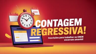 Última chance! Inscrições para certificador INEP com diárias de R$ 510 a R$ 864 encerram amanhã. Vagas para ENEM 2025. Inscreva-se já!