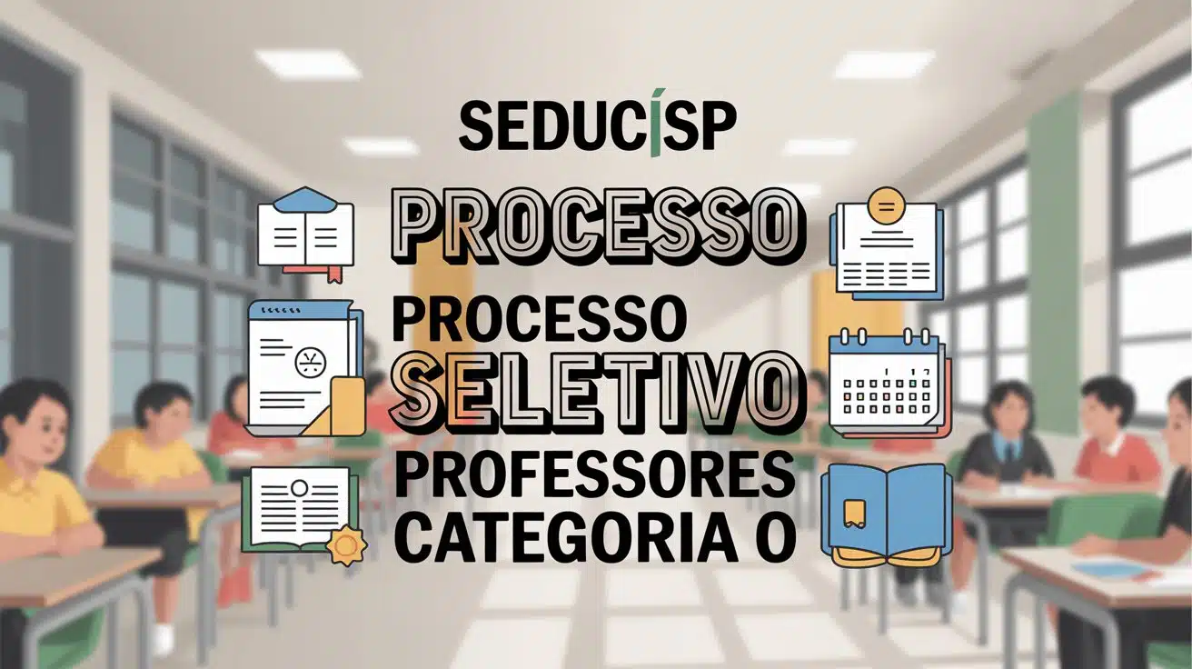 SEDUC-SP anuncia processo seletivo para professores Categoria O em 2026 — oportunidade de lecionar na rede estadual