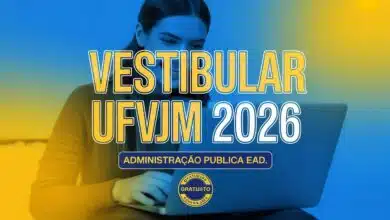 UFVJM abre 150 vagas para Administração Pública EAD 2026. Inscrições abertas! Saiba tudo sobre o vestibular gratuito e como se inscrever.