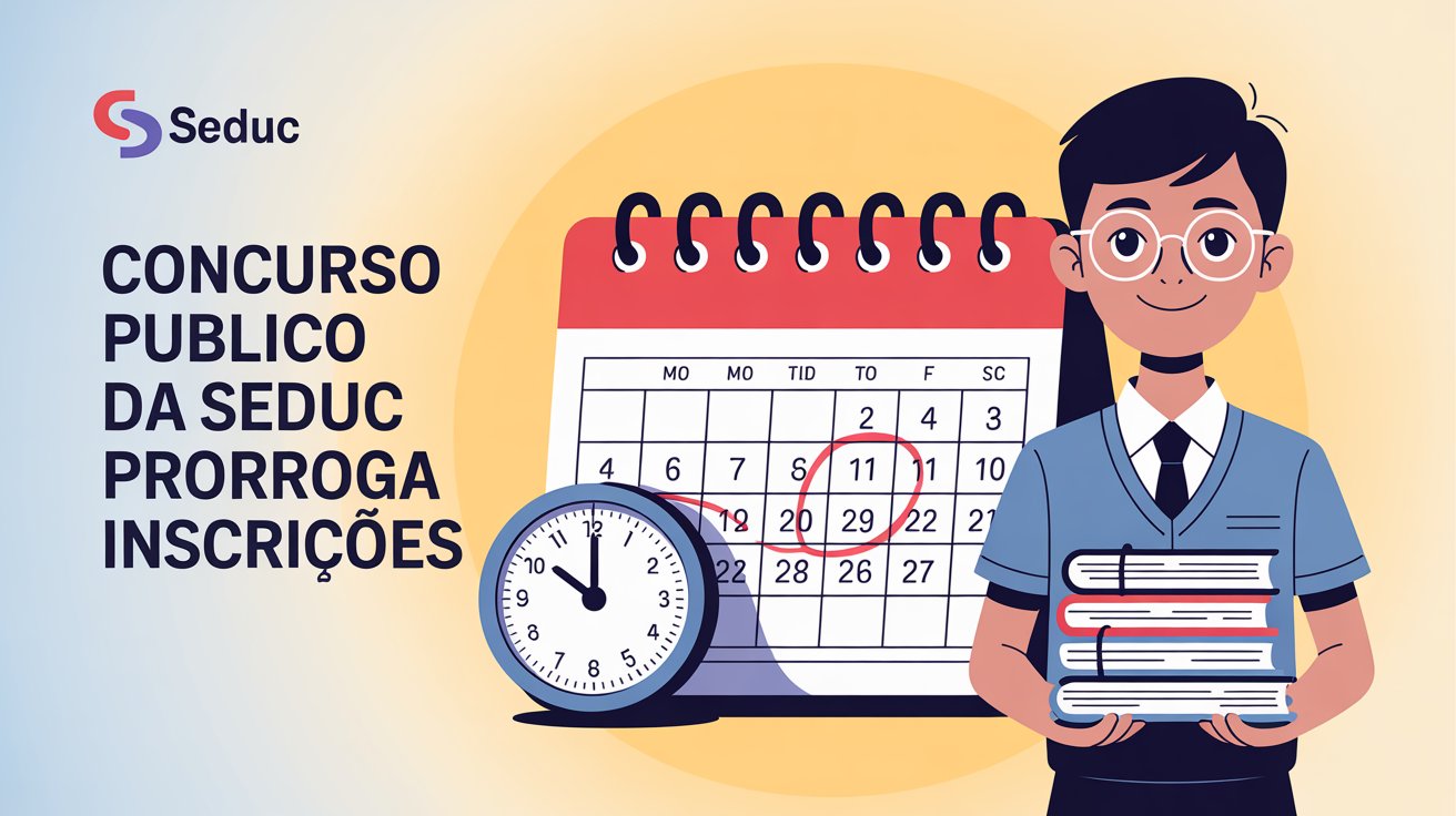 Prazo prorrogado! Concurso SEDUC RS com 6 mil vagas para professores. Inscrições até 07/08. Veja como participar e garanta sua vaga!