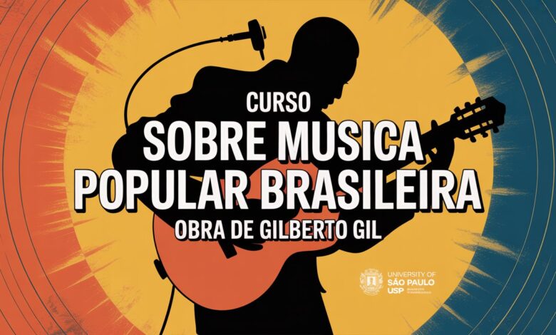 Inscreva-se no curso gratuito sobre Gilberto Gil na USP! São 30 vagas presenciais para mergulhar na obra de um ícone da MPB.
