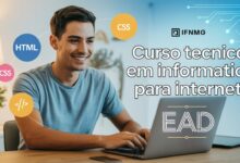 Curso Técnico em Informática para Internet EAD gratuito no IFNMG! Inscrições abertas. Vagas EAD com aulas híbridas. Inscreva-se já!