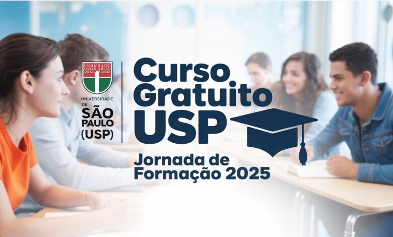 USP oferece 10 mil vagas em curso online e gratuito para profissionais da educação. Inscreva-se na Jornada de Formação 2025 até 08/09!