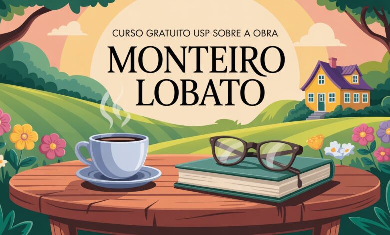 USP abre curso gratuito sobre a obra de Monteiro Lobato. Inscrições até 11/08. Vagas limitadas! Saiba como se inscrever e participe.