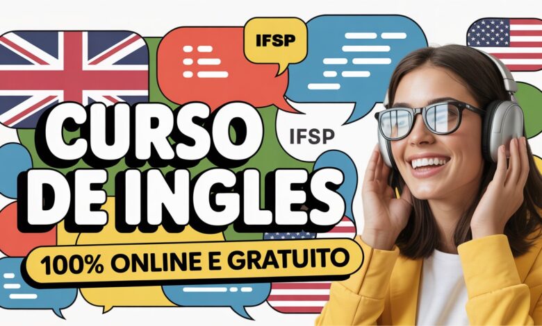 Inscrições abertas para o curso de inglês básico gratuito e online do IFSP! São 40 vagas. Saiba como se inscrever e garanta a sua.