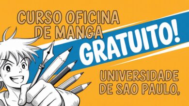 USP oferece 100 vagas para curso gratuito de oficina de mangá EAD. Inscrições abertas! Saiba como participar e aprenda a criar personagens!