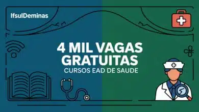 IFSULDEMINAS oferece 4 mil vagas em cursos EaD gratuitos de saúde. Inscrições até 05/09. Certificação reconhecida.