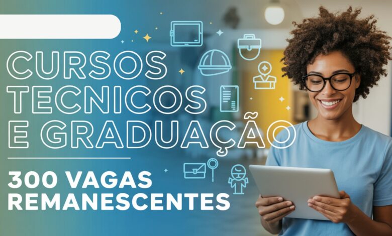 IFRS abre vagas gratuitas em cursos técnicos e de graduação. Inscrições de 29/07 a 04/08. Seleção por ordem de inscrição. Confira detalhes!