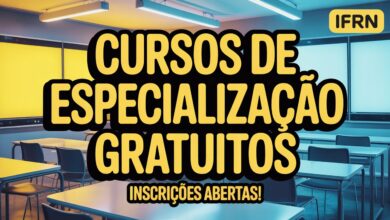 IFRN abre 77 vagas para especialização EAD gratuita. Inscrições de 21 a 29 de agosto. Saiba como concorrer e especialize-se sem custos!