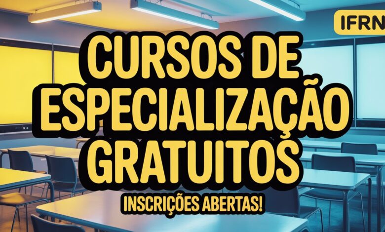 IFRN abre 77 vagas para especialização EAD gratuita. Inscrições de 21 a 29 de agosto. Saiba como concorrer e especialize-se sem custos!