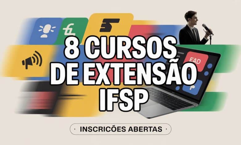 IFSP Campos do Jordão oferece 8 cursos de extensão gratuitos. Inscrições abertas! Vagas limitadas em diversas áreas. Inscreva-se já!