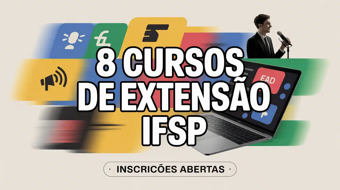 IFSP Campos do Jordão oferece 8 cursos de extensão gratuitos. Inscrições abertas! Vagas limitadas em diversas áreas. Inscreva-se já!