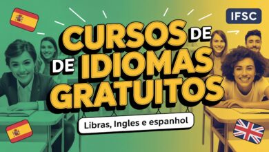 IFSC oferece cursos de idiomas gratuitos! Vagas abertas para Inglês, Espanhol e Libras. Inscrições até 27/08. Saiba como participar!