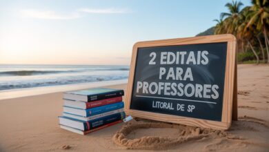 Concurso para professores no litoral de SP! Vagas efetivas e temporárias em Praia Grande e São Vicente. Inscreva-se e trabalhe na praia.