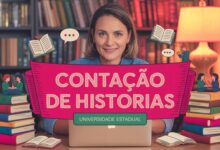 inscrições abertas para a especialização gratuita em Contação de Histórias (EAD) da UEFS e UAB. São 150 vagas para educadores e artistas.
