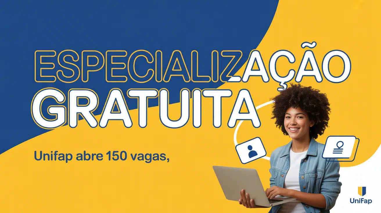 UNIFAP abre 150 vagas para pós-graduação gratuita em Audiodescrição EaD. Inscrições abertas até setembro. Saiba como participar!