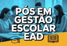 Curso de Especialização em Gestão Escolar EaD do IFB. Qualifique-se para transformar a educação pública. Inscrições até 31/08.