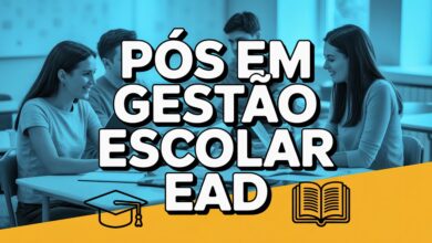 Curso de Especialização em Gestão Escolar EaD do IFB. Qualifique-se para transformar a educação pública. Inscrições até 31/08.