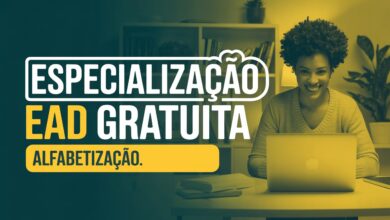 Inscrições abertas para Especialização EAD gratuita em Alfabetização. São 200 vagas no Instituto Benjamin Constant do MEC. Qualifique-se já!