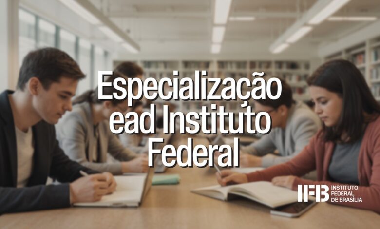 Inscrições abertas para especialização gratuita EAD em Gestão Escolar no IFB. São 281 vagas! Inscreva-se de 18 a 31 de agosto de 2025.
