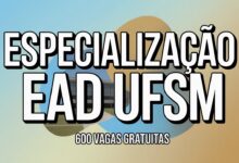 A UFSM oferece 600 vagas em cursos de especialização EAD gratuitos. Inscrições abertas! Confira e qualifique-se em áreas em alta
